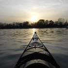 erste Paddeltour 2015, am 1.Januar