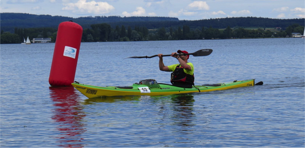 Einlauf kanumarathon