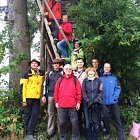 Wenn Wasservögel zu Wandervögeln werden - das Drachenbootteam zu Fuß